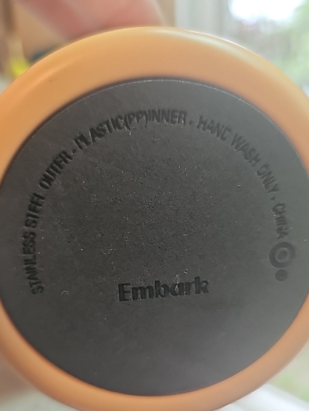 Embark 24 oz Water Bottle - Yellow/Green & Light Orange Screw-Top Lot of 2, New - Picture 14 of 15